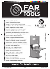 Far Tools RBS 205B Notice Originale