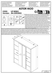 INOSIGN ASTOR 4K2O Instructions D'assemblage