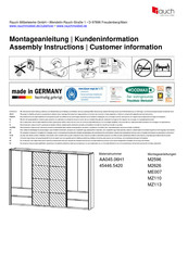 Rauch Fulda 45446.5420 Instructions De Montage