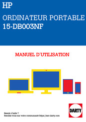 HP 15-DB003NF Manuel De L'utilisateur