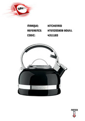 KitchenAid KTEN20SBOB Instructions