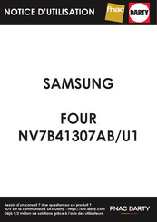 Samsung NV7B41307AB/U1 Manuel D'installation Et D'utilisation