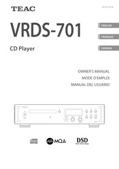 Teac VRDS-701 Mode D'emploi