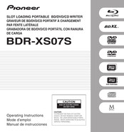 Pioneer BDR-XS07S Mode D'emploi