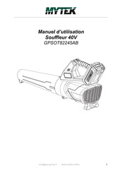 MyTek GPSOT82245AB Manuel D'utilisation