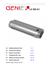 Genie LA 500 A3 Guide D'utilisation