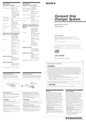 Sony CDX-505RF Mode D'emploi