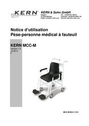 KERN MCC 250K100M Notice D'utilisation