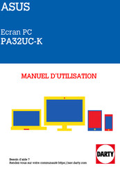 Asus PA32U Série Guide De L'utilisateur