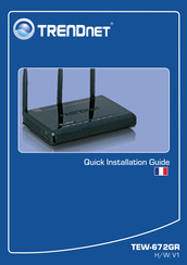 TRENDnet TEW-672GR Guide D'installation Rapide