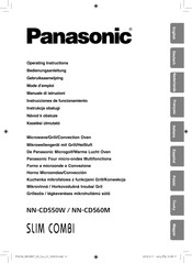 Panasonic SLIM COMBI NN-CD550W Mode D'emploi