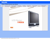 Philips 190X6FB/93 Mode D'emploi