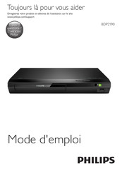 Philips BDP2190/12 Mode D'emploi