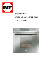 Smeg SCP 112 PZ2 Mode D'emploi