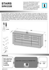 Forte STAIRS SIRK232B Notice De Montage