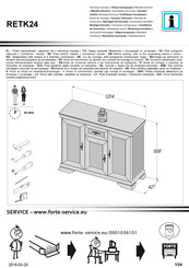 Forte RETK24 Notice De Montage