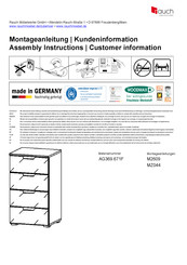 Rauch Artemis AG369.671F Instructions De Montage