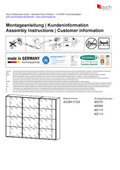 Rauch Artemis AG364.57G9 Instructions De Montage