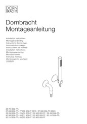 Dornbracht 28 450 626-FF Instructions De Montage