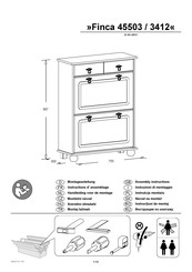 Home affaire Finca 45503/3412 Instructions D'assemblage