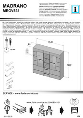 Forte MEGV531 Notice De Montage