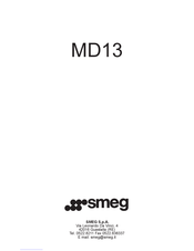 Smeg MD13 Mode D'emploi