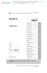 Sony BRAVIA KD-65XH9005 Guide De Référence