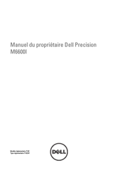 Dell P10E Manuel Du Propriétaire