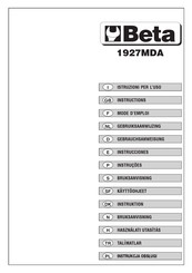 Beta 1927MDA Mode D'emploi