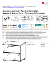 Rauch Artemis AG367.671A Instructions De Montage