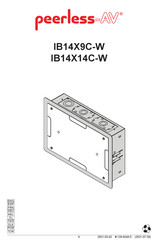 peerless-AV IB14X9C-W Mode D'emploi