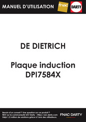 De Dietrich DPI7584X Guide D'utilisation