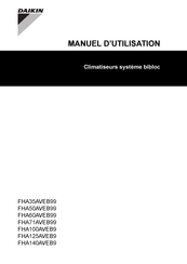 Daikin FHA50AVEB99 Manuel D'utilisation