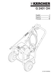 Kärcher G 2401 OH Mode D'emploi