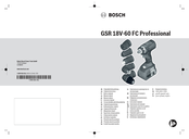 Bosch 06019G7100 Notice Originale