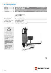 Signode Josef Kihlberg JK20T777L Mode D'emploi