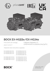 bock EX-HG22e/125-4 Instructions De Montage