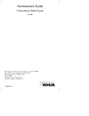 Kohler Fairfax K-12286 Instructions De Montage