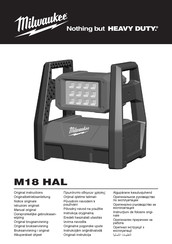 Milwaukee M18 HAL Notice Originale