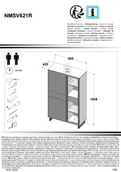 HOM'IN NIKOMEDES NMSV621R Notice De Montage