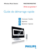 Philips WAS7000 Guide De Démarrage Rapide