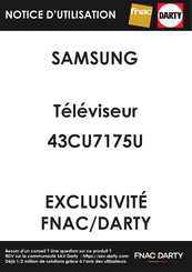 Samsung 43CU7175U E-Manual