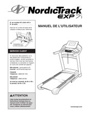 NordicTrack EXP 7i Manuel De L'utilisateur