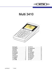 wtw Multi 3410 Mode D'emploi