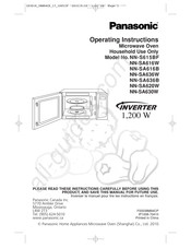 Panasonic NN-S615BF Mode D'emploi