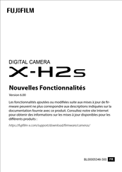 FujiFilm X-H2S Mode D'emploi