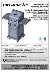 Megamaster 720-0864MA Instructions D'opération