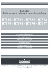 Samo EUROPA B7877 Instructions De Montage