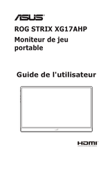 Asus ROG STRIX XG17AHP Guide De L'utilisateur