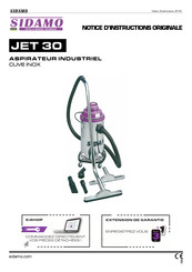 Sidamo JET 30 Notice D'instructions Originale